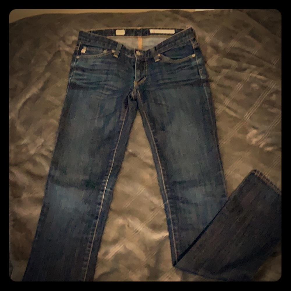 AG premiere skinny straight leg jeans